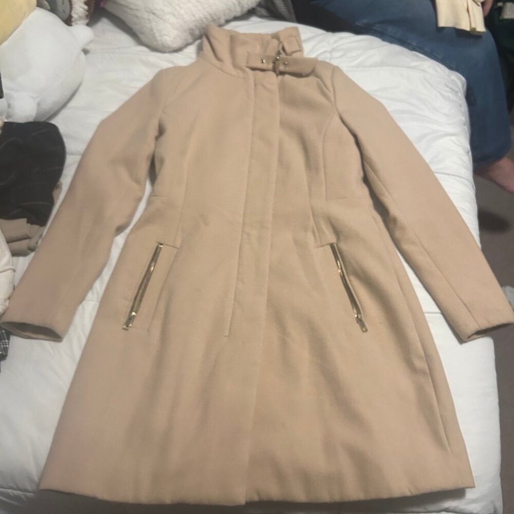 Stradivarius Beige wool coat